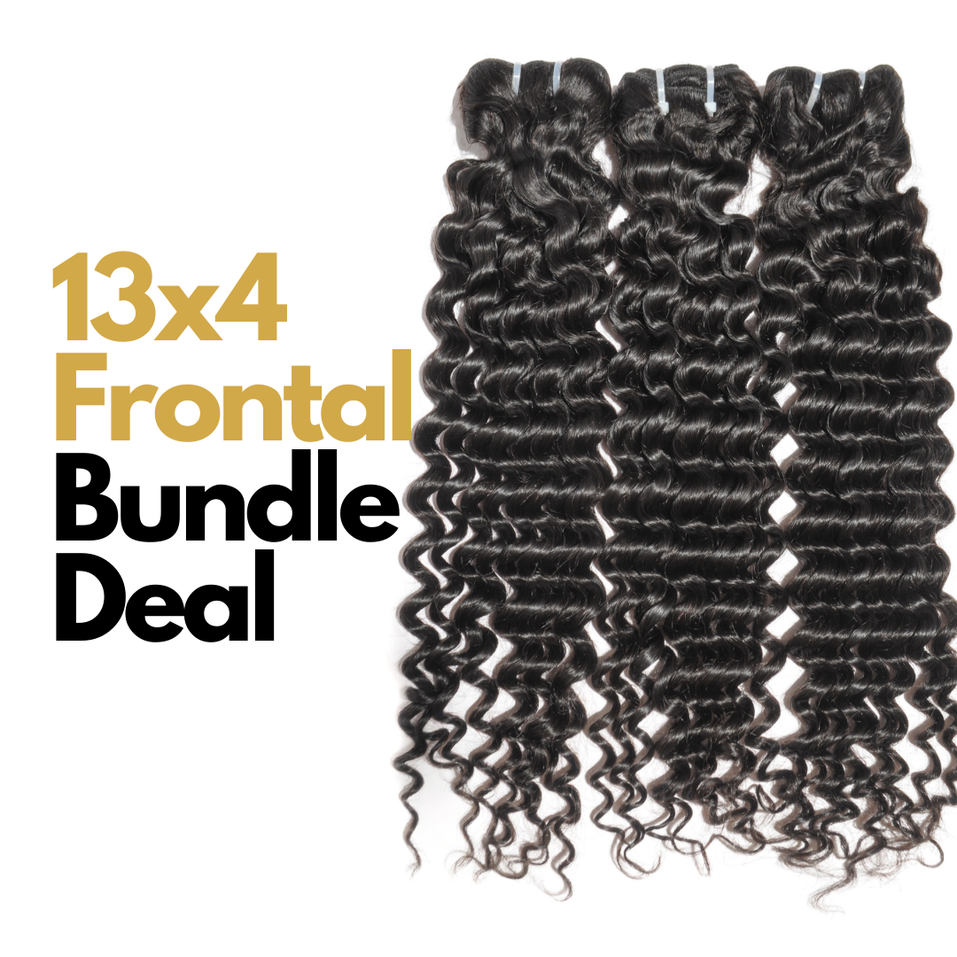 Deep Wave 13x4 Frontal & Bundle Deal