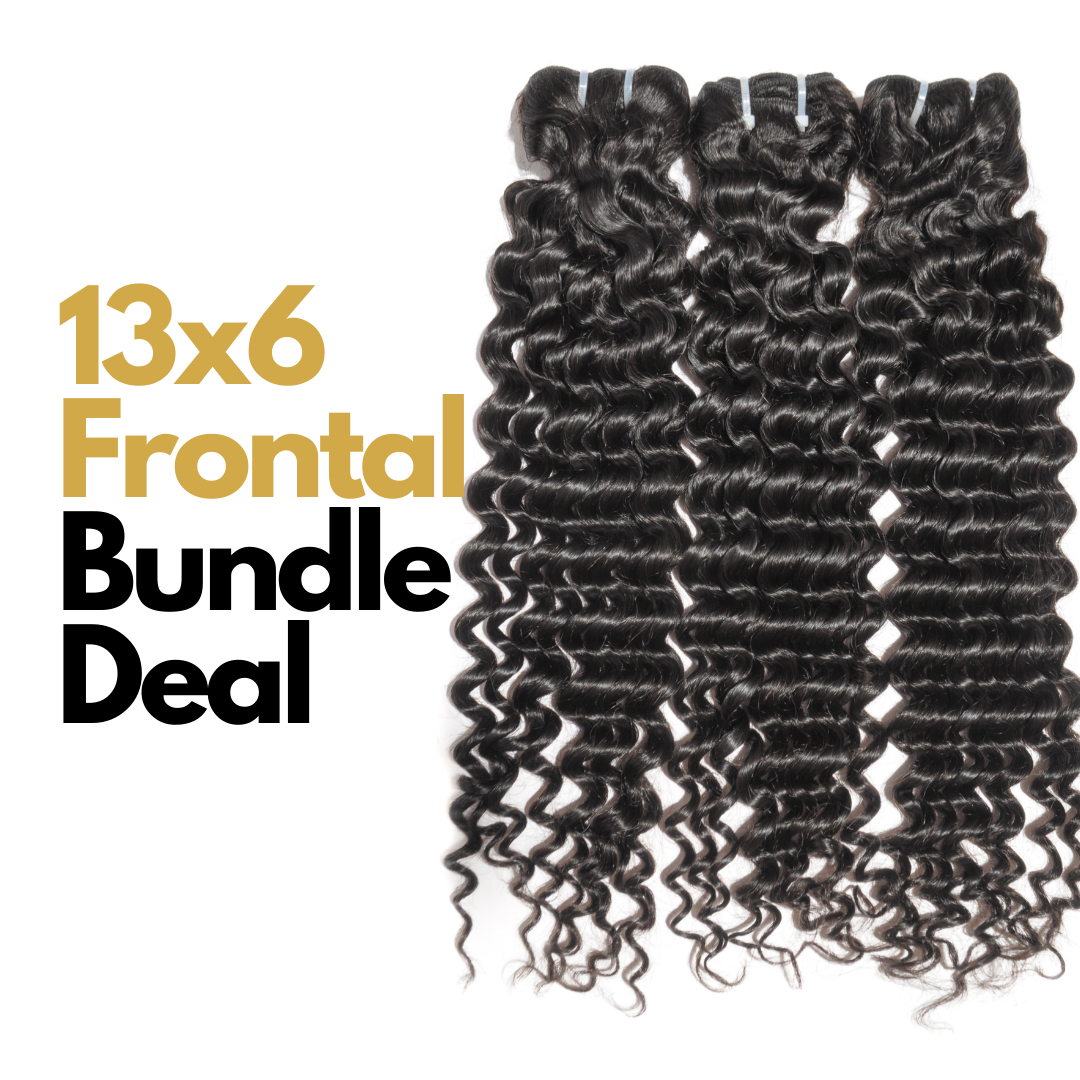 Deep Wave 13x6 Lace Frontal & Bundle Deal